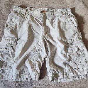 Field & Stream Light Khaki Cargo Shorts Size 34